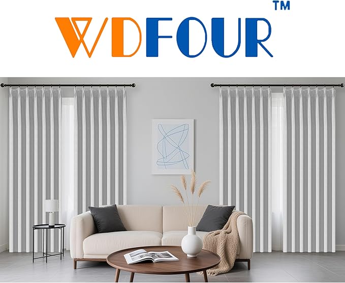 WdFour 42x84 Inch Blackout Curtains - Image 5