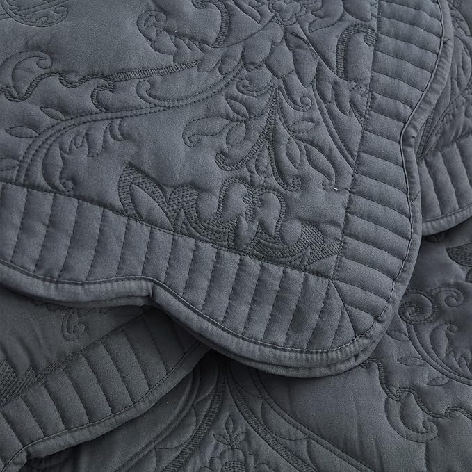 CHIXIN Microfiber King Pillow Shams Set of 2 - Image 4