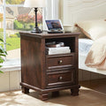 SAVOR LIFE Farmhouse Nightstand by SAVORLIFEFurniture
