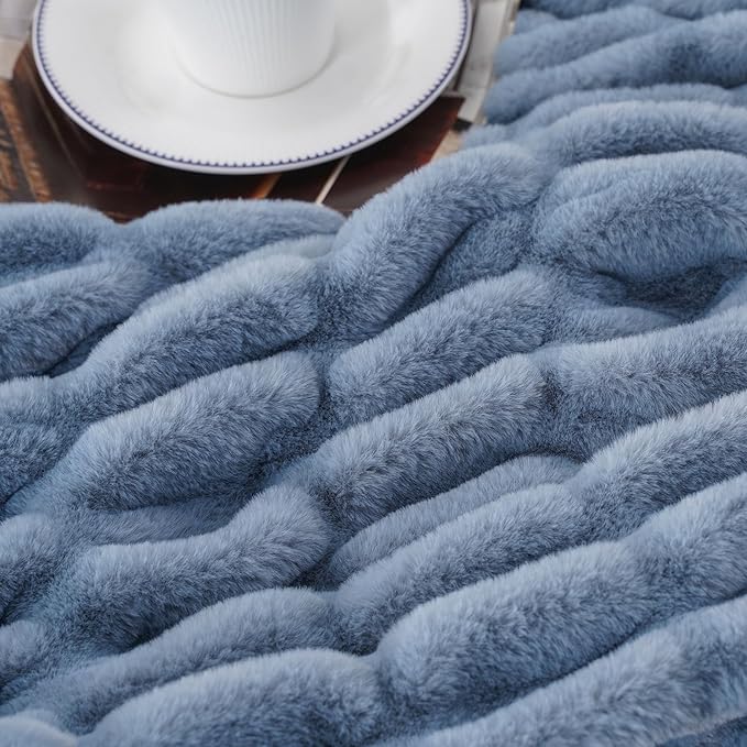 BATTILO HOME Faux Fur Throw Blanket - Image 5
