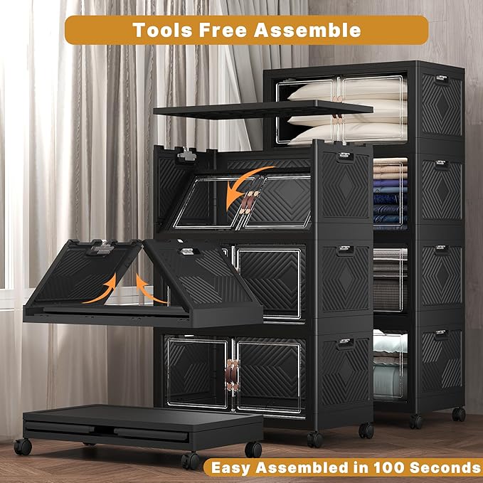 Extra Large Stackable Storage Bins - Image 6