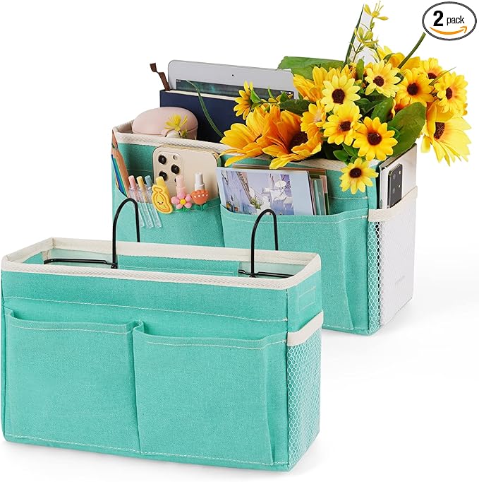 Retyion Bedside Caddy Bedside Storage Organizer Hanging Bunk Bed Dorm Room by Retyion