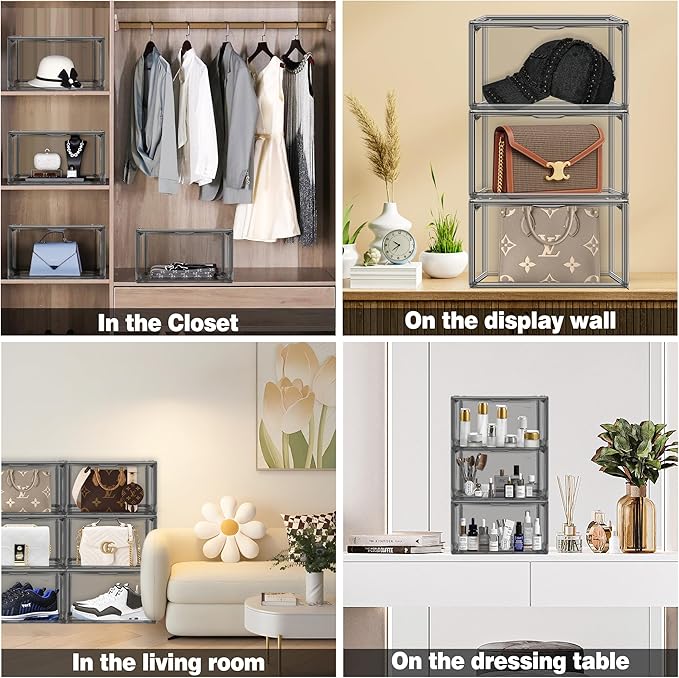 1 Pack Shoe Organizers Storage Boxes - Image 6