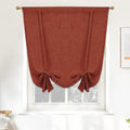 DriftAway Double Layer Linen Blackout Tie Up Curtains Thermal Insulated Fully by DriftAway