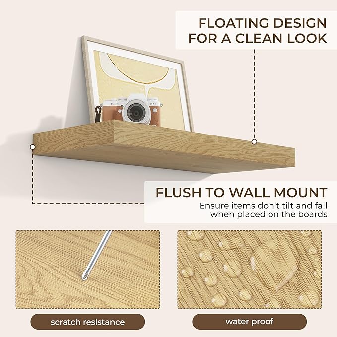 RICHFOCUS 24Inch Floating Shelves - Image 6