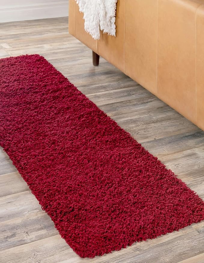 Unique Loom Solid Shag Collection Area Rug - Image 4