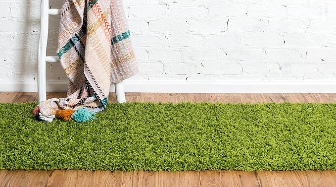Unique Loom Solid Shag Collection Area Rug - Image 5