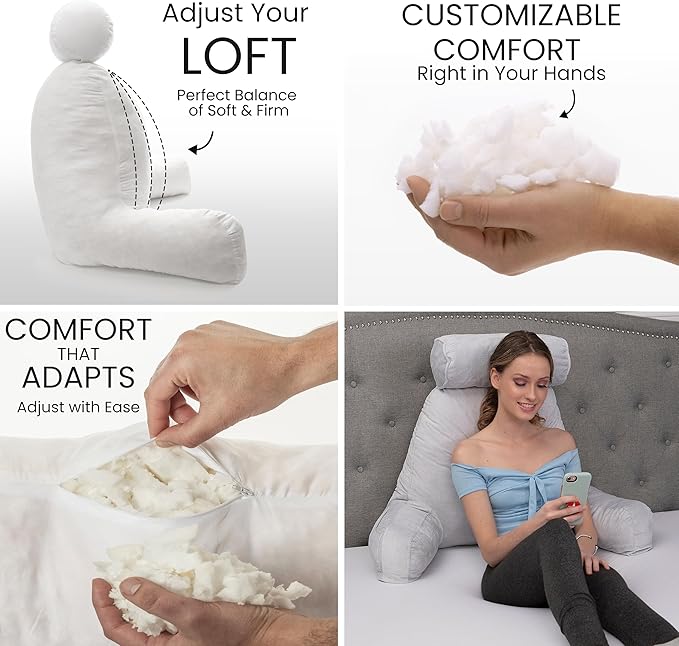 Husband Pillow XXL – Reading Pillow Bed Chair - Image 2