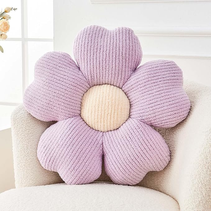 Kcvvcr Flower Throw Pillow, Cute Flower Shaped Pillow Decorative Throw Pillow by Kcvvcr