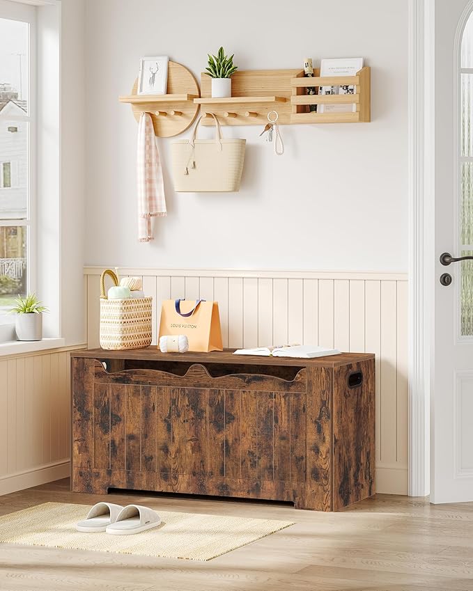 Hzuaneri 39.4" Storage Chest, Storage Bench Trunk - Image 4