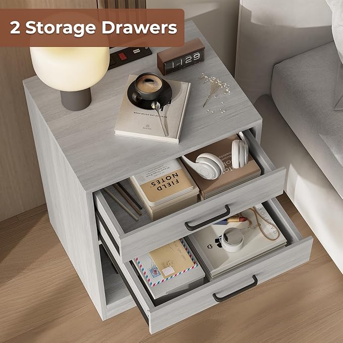ADORNEVE Nightstands Set of 2, Night Stands - Image 7