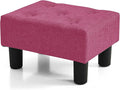 BRIAN & DANY Small Foot Stool, Linen Foot Stools by BRIANDANY