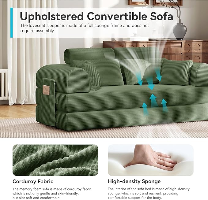 Upgrade High Backrest Design Sofa Bed - Image 6