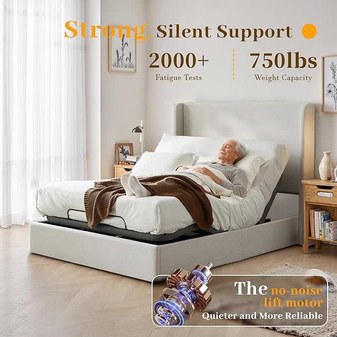 Queen All-in-One Adjustable Bed Frame - Image 7