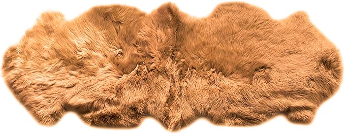 Long 2x6 Sheespkin Rug Runner - Image 9