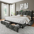 Feonase King Size Bed Frame by FEONASE