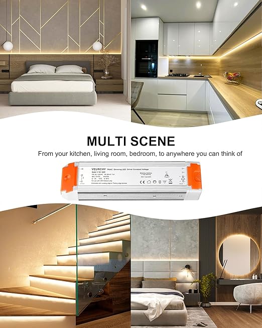 120W LED Driver 12v Dimmable, AC 120V to DC 12V 120 Watt LED Dimmable - Image 8