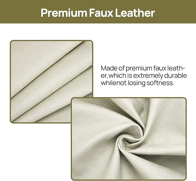 Teniux Remote Control Holder Faux Leather Armrest Organizer - Image 2