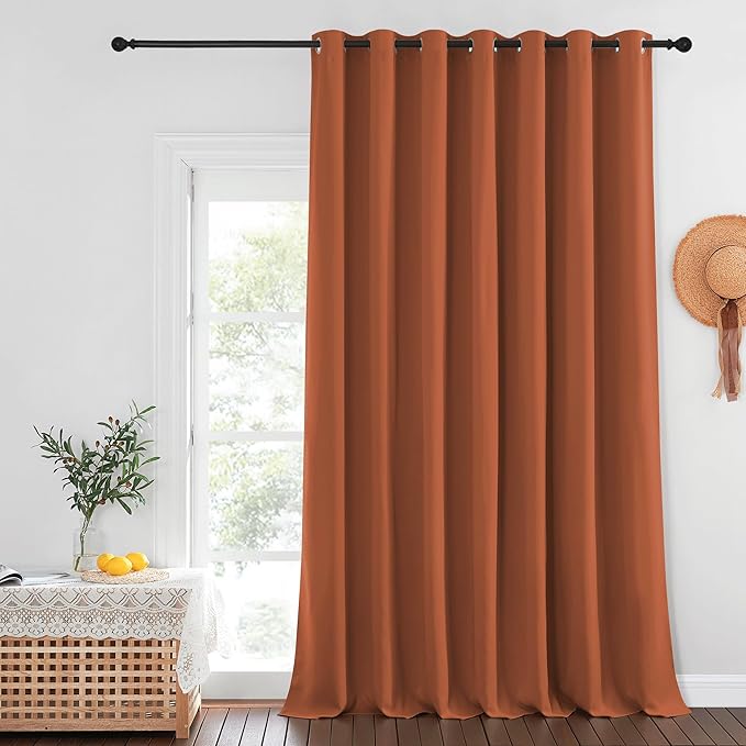 NICETOWN Blackout Curtains for Sliding Glass Door Room Divider Noise Reduce by NICETOWN