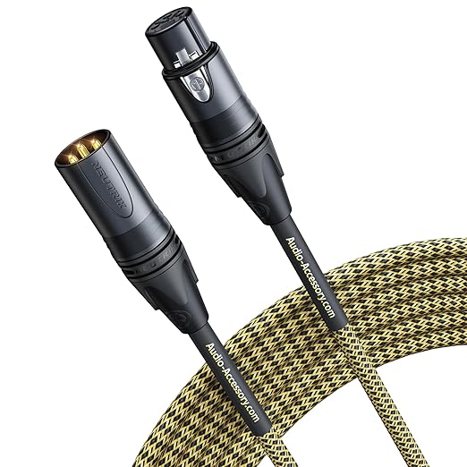 AA AUDIO ACCESSORY Gold Series Star Quad XLR Cables 15ft, Neutrik Connectors - Image 8