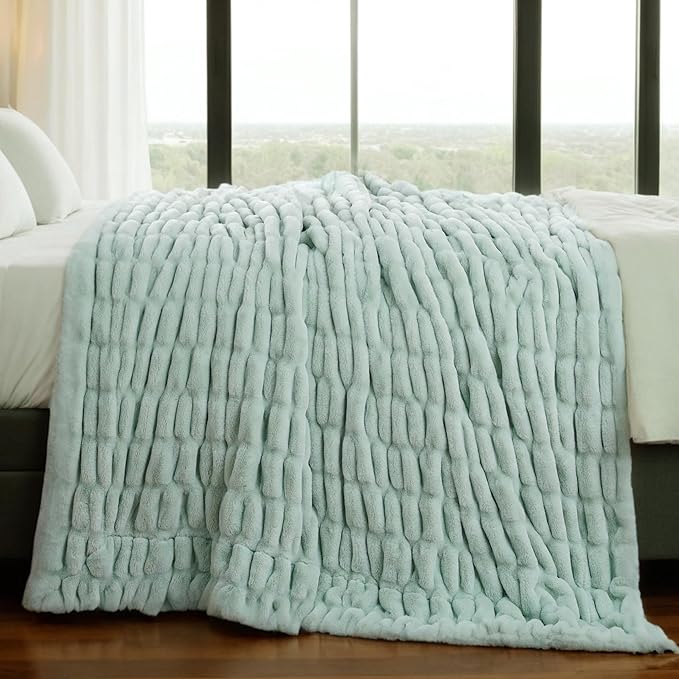 BATTILO HOME Luxury Faux Fur Throw Blanket - Image 8