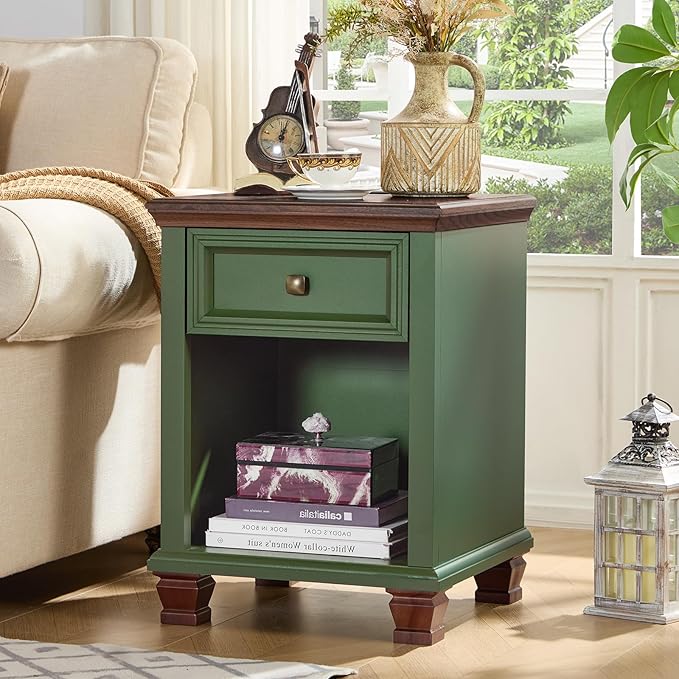 SAVOR LIFE Farmhouse End Tables Living Room - Image 3