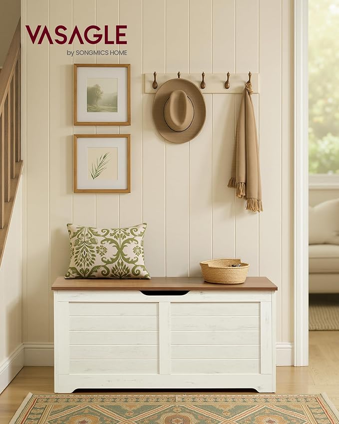 VASAGLE Storage Chest, Storage Bench - Image 2