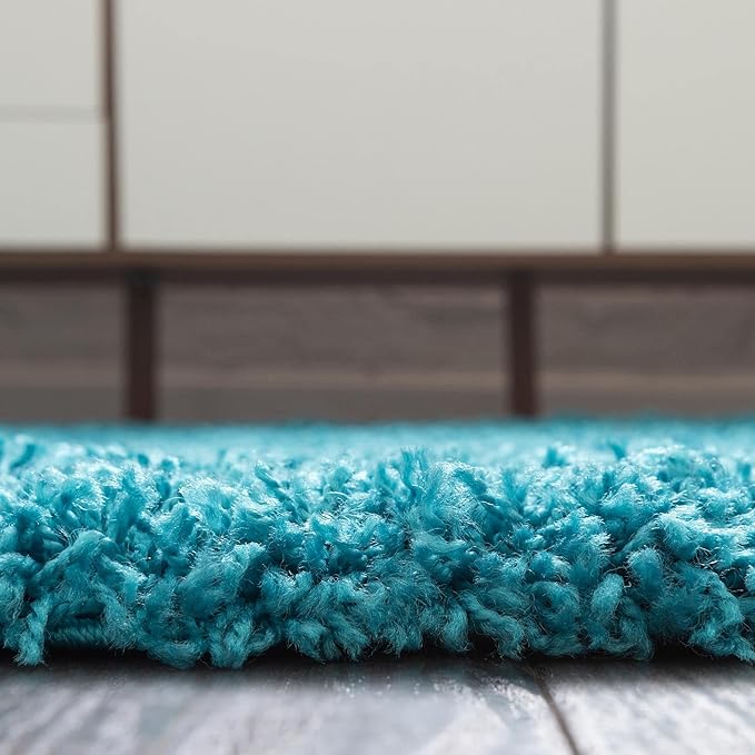 Unique Loom Solid Shag Collection Area Rug - Image 12