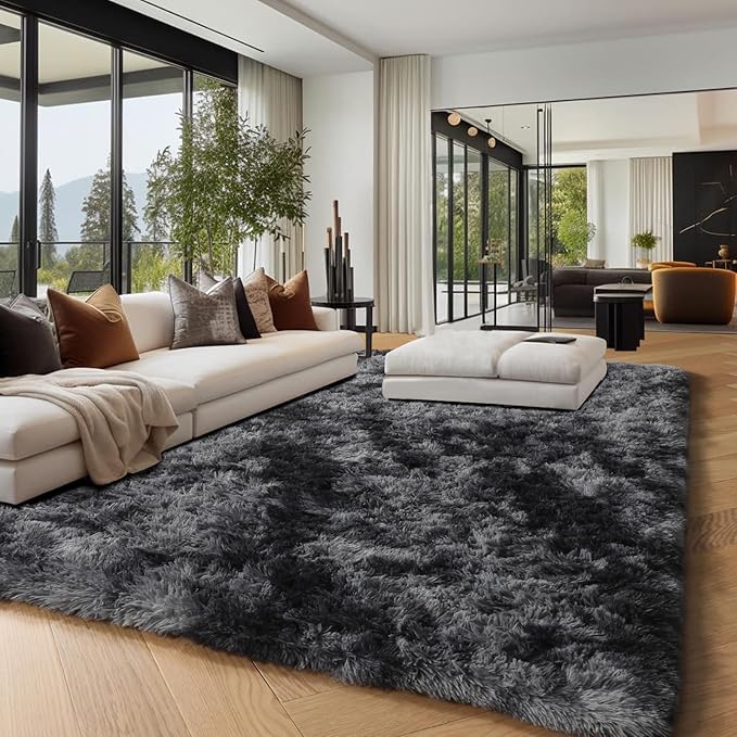 PAGISOFE Dark Grey Large Area Rugs - Image 9