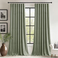 StangH Sage Green Velvet Curtains by StangH