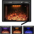 29 Inches Electric Fireplace Insert, 750W/1500W Fireplace Heater by Velaychimney