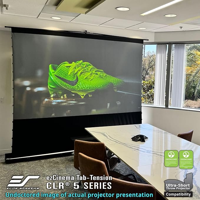 Elite Screens ezCinema Tab-Tension CLR 5, 103-inch Portable Floor-Rising UST - Image 8