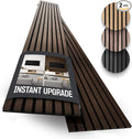 2-Pack Acoustic Wood Slat Panels by COREMINDED