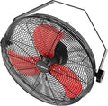 2600 CFM 14 inch Outdoor High Velocity Wall Mounted Fan, 3-Speed Metal Fans by Fanqiebros