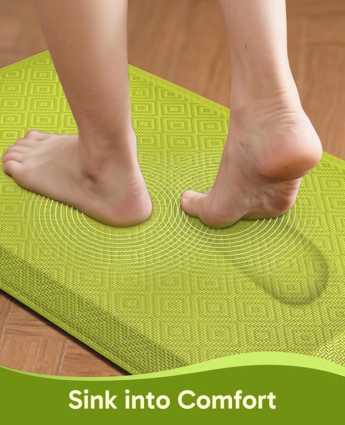 Ophanie Kitchen mats for Floor, 3/4 inch Thick, Kitchen Rugs, Waterproof - Image 2