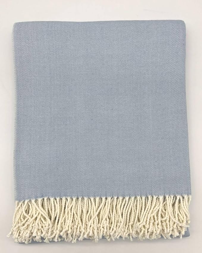 Alashan Cotton Acrylic Adirondack Herringbone Woven Throw - Image 3