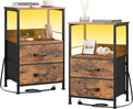 WLIVE Night Stand Set of 2 by WLIVE