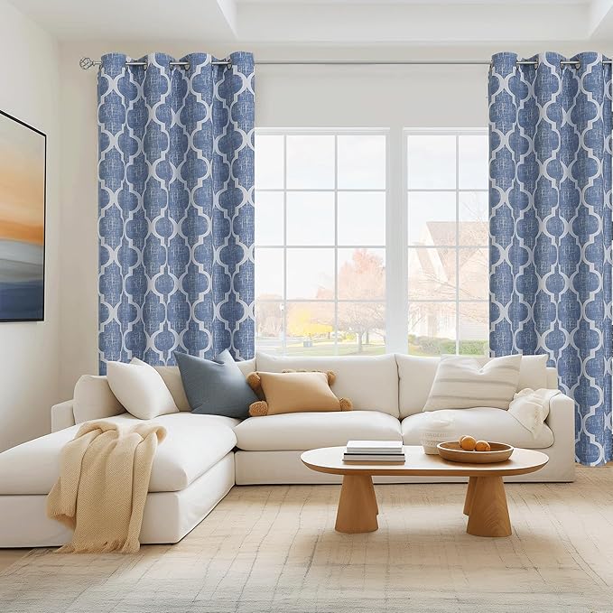 Beauoop 100% Blackout Curtains 54 Inches Long 2 Panels - Image 7