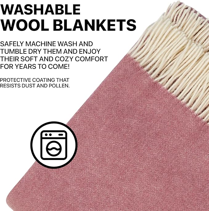 | Wool Blanket/Throw | 100% New Zealand Wool | Perfect - Image 7