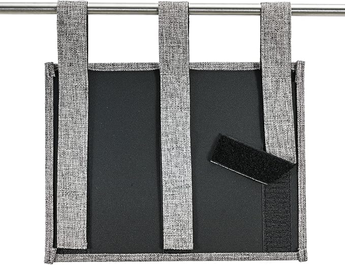 Zafit Linen Bedside Caddy, Bedside Storage Organizer - Image 4