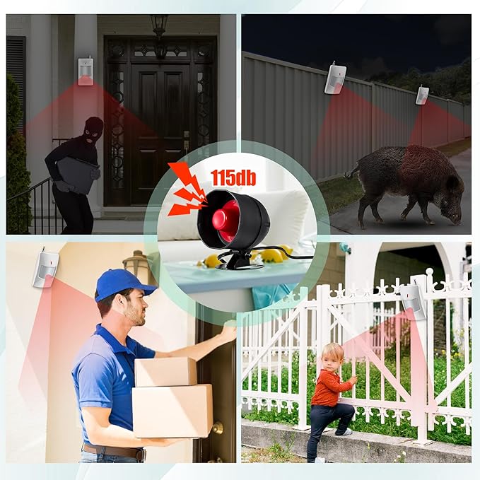 KERUI Standalone Home Office Shop Security Alarm System Kit, Wireless Loud - Image 7