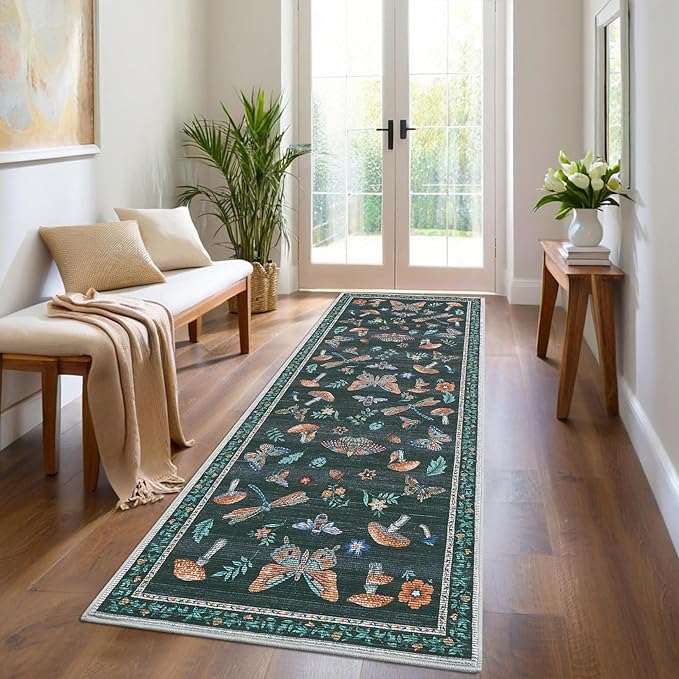 Mushroom Insect Rug 2x6 Runners - Image 2