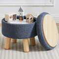 FIMIVIBI Small Foot Stool Ottoman by FIMIVIBI