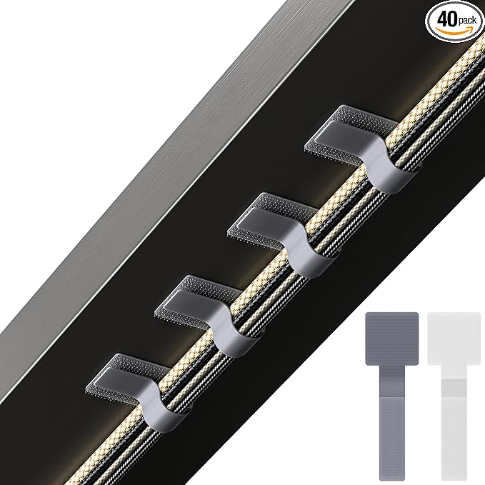 Hook and Loop Cable Ties, Self Adhesive Hook and Loop Cable Straps, Sticky-back by LX+IntMfr.