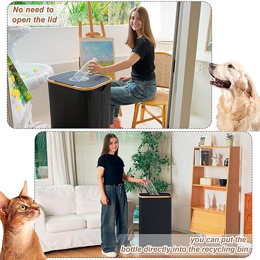iEGrow Recycling Bin for Kitchen, Indoor Home Recycle Bins - Image 5