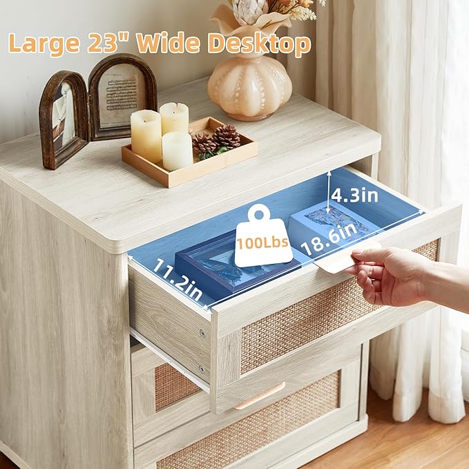 LEYAOYAO Boho Night Stands Set 2 - Image 5