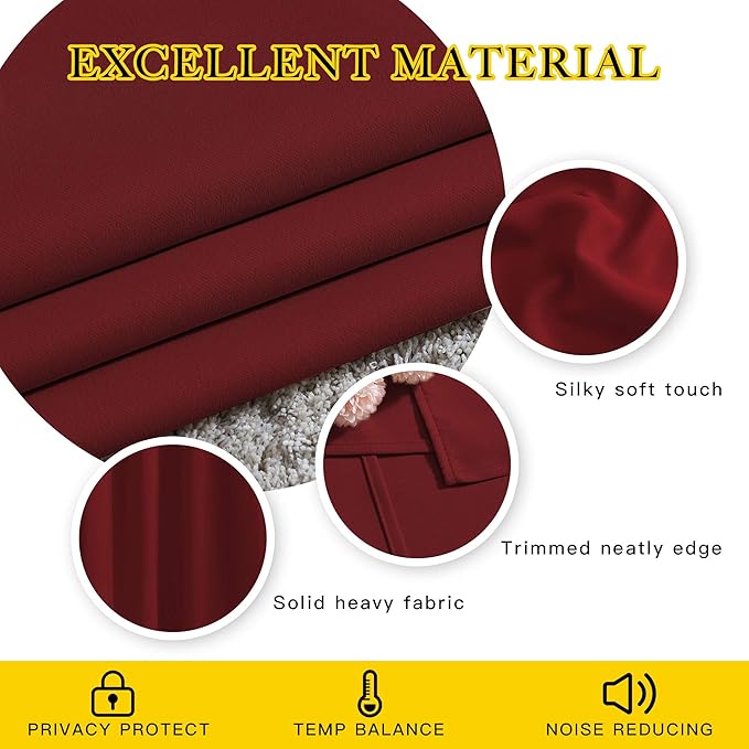 NICETOWN Blackout Draperies Curtain Panels - Image 5