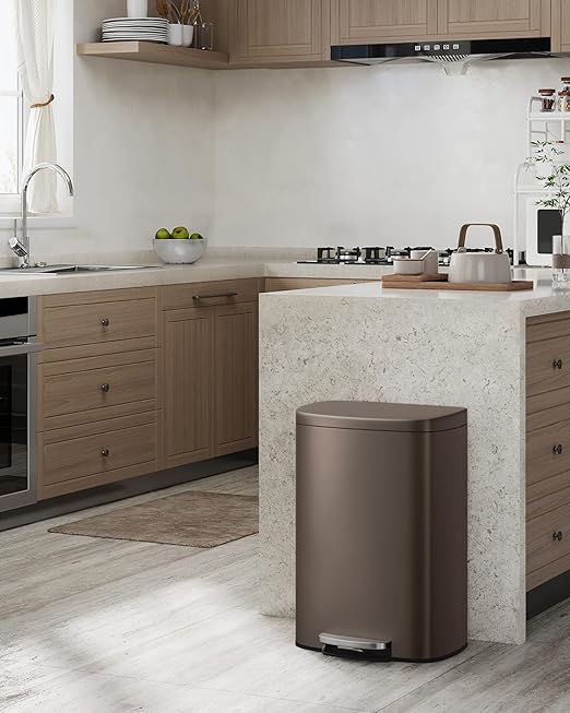 GarveeHome 13 Gal & 2.6 Gal Trash Can Combo Set, Kitchen Trash Can and Bathroom - Image 2
