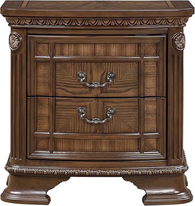 HKHUASEN Traditional Nightstand - Image 4