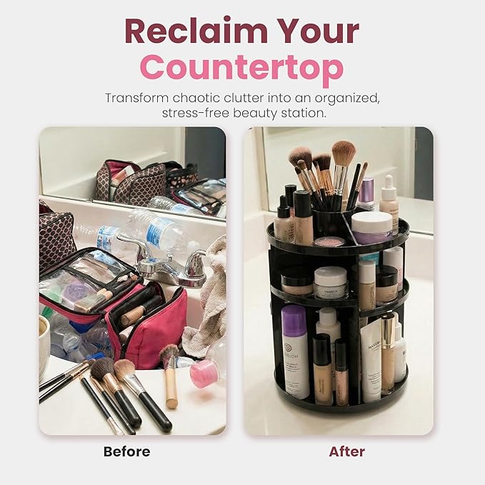 360 Rotating Makeup Organizer - Image 5